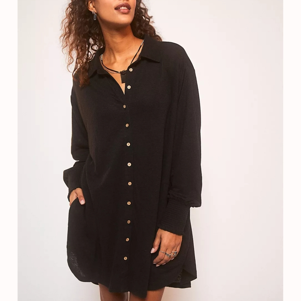 Free People Free Beach Promenade Mini -Midi Dress size Small*
